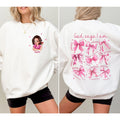 God Says I Am Coquette  Gift For Yourself Personalized Double Sided Sweatshirt