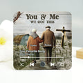 God Knew My Heart Needed You Old Couple Personalized Music Fridge Magnet, Anniversary  Gift For Him, For Her